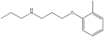 [3-(2-methylphenoxy)propyl](propyl)amine Structure