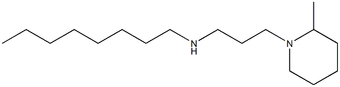 [3-(2-methylpiperidin-1-yl)propyl](octyl)amine Structure