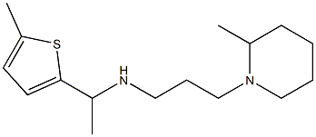 [3-(2-methylpiperidin-1-yl)propyl][1-(5-methylthiophen-2-yl)ethyl]amine Struktur