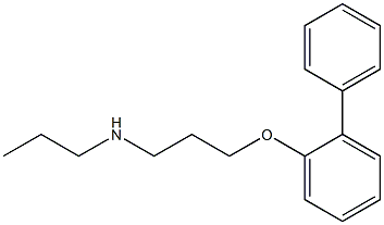 [3-(2-phenylphenoxy)propyl](propyl)amine,,结构式