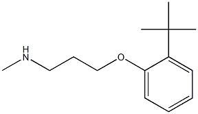 [3-(2-tert-butylphenoxy)propyl](methyl)amine,,结构式