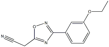 [3-(3-ethoxyphenyl)-1,2,4-oxadiazol-5-yl]acetonitrile|