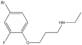 [3-(4-bromo-2-fluorophenoxy)propyl](ethyl)amine Structure