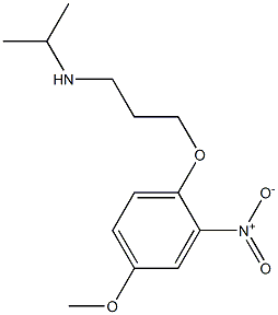[3-(4-methoxy-2-nitrophenoxy)propyl](propan-2-yl)amine 结构式