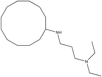 [3-(cyclododecylamino)propyl]diethylamine Structure