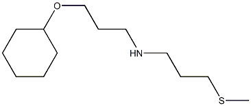 [3-(cyclohexyloxy)propyl][3-(methylsulfanyl)propyl]amine|