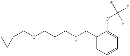 [3-(cyclopropylmethoxy)propyl]({[2-(trifluoromethoxy)phenyl]methyl})amine