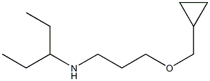 [3-(cyclopropylmethoxy)propyl](pentan-3-yl)amine Structure