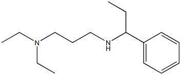 [3-(diethylamino)propyl](1-phenylpropyl)amine 化学構造式