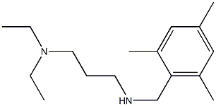[3-(diethylamino)propyl][(2,4,6-trimethylphenyl)methyl]amine 化学構造式