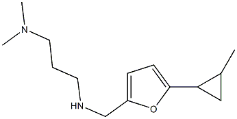  [3-(dimethylamino)propyl]({[5-(2-methylcyclopropyl)furan-2-yl]methyl})amine