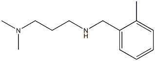 [3-(dimethylamino)propyl][(2-methylphenyl)methyl]amine Structure