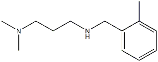 [3-(dimethylamino)propyl][(2-methylphenyl)methyl]amine 结构式