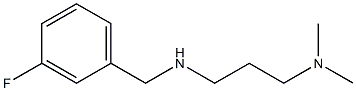 [3-(dimethylamino)propyl][(3-fluorophenyl)methyl]amine,,结构式