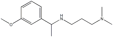 [3-(dimethylamino)propyl][1-(3-methoxyphenyl)ethyl]amine Structure