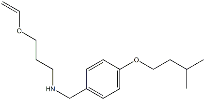 [3-(ethenyloxy)propyl]({[4-(3-methylbutoxy)phenyl]methyl})amine