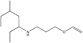 [3-(ethenyloxy)propyl](5-methylheptan-3-yl)amine