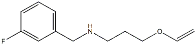 [3-(ethenyloxy)propyl][(3-fluorophenyl)methyl]amine Struktur