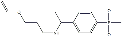 [3-(ethenyloxy)propyl][1-(4-methanesulfonylphenyl)ethyl]amine|