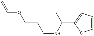 [3-(ethenyloxy)propyl][1-(thiophen-2-yl)ethyl]amine 化学構造式