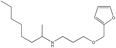 [3-(furan-2-ylmethoxy)propyl](octan-2-yl)amine 化学構造式