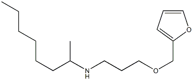 [3-(furan-2-ylmethoxy)propyl](octan-2-yl)amine 结构式