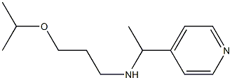 [3-(propan-2-yloxy)propyl][1-(pyridin-4-yl)ethyl]amine Structure