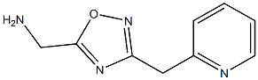 [3-(pyridin-2-ylmethyl)-1,2,4-oxadiazol-5-yl]methanamine Structure