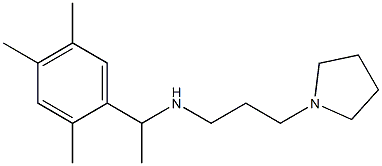 [3-(pyrrolidin-1-yl)propyl][1-(2,4,5-trimethylphenyl)ethyl]amine Structure