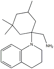 [3,3,5-trimethyl-1-(1,2,3,4-tetrahydroquinolin-1-yl)cyclohexyl]methanamine 结构式