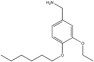 [3-ethoxy-4-(hexyloxy)phenyl]methanamine Structure