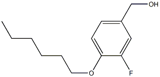 [3-fluoro-4-(hexyloxy)phenyl]methanol Struktur