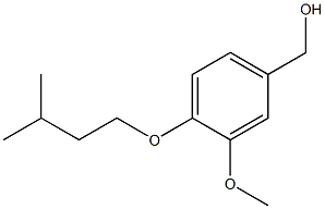 [3-methoxy-4-(3-methylbutoxy)phenyl]methanol,,结构式