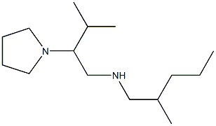 [3-methyl-2-(pyrrolidin-1-yl)butyl](2-methylpentyl)amine 结构式