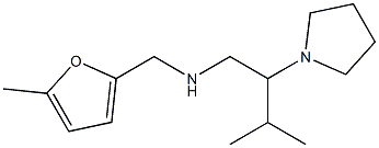 [3-methyl-2-(pyrrolidin-1-yl)butyl][(5-methylfuran-2-yl)methyl]amine,,结构式