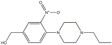 [3-nitro-4-(4-propylpiperazin-1-yl)phenyl]methanol