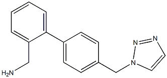 [4'-(1H-1,2,3-triazol-1-ylmethyl)-1,1'-biphenyl-2-yl]methylamine Structure