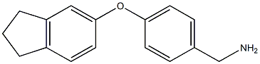 [4-(2,3-dihydro-1H-inden-5-yloxy)phenyl]methanamine