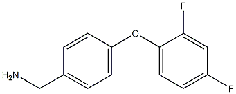 [4-(2,4-difluorophenoxy)phenyl]methanamine,,结构式