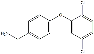 [4-(2,5-dichlorophenoxy)phenyl]methanamine Structure