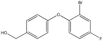 [4-(2-bromo-4-fluorophenoxy)phenyl]methanol Structure
