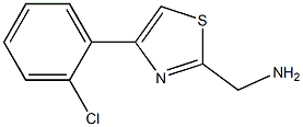 [4-(2-chlorophenyl)-1,3-thiazol-2-yl]methanamine 结构式