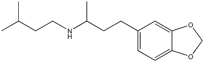 [4-(2H-1,3-benzodioxol-5-yl)butan-2-yl](3-methylbutyl)amine 结构式