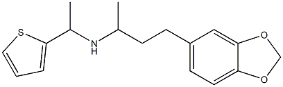 [4-(2H-1,3-benzodioxol-5-yl)butan-2-yl][1-(thiophen-2-yl)ethyl]amine Struktur