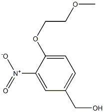 [4-(2-methoxyethoxy)-3-nitrophenyl]methanol Structure