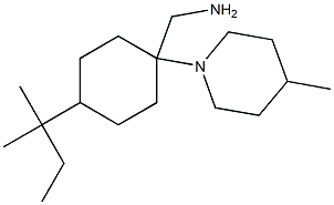  [4-(2-methylbutan-2-yl)-1-(4-methylpiperidin-1-yl)cyclohexyl]methanamine