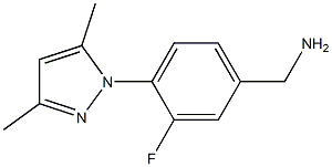 [4-(3,5-dimethyl-1H-pyrazol-1-yl)-3-fluorophenyl]methanamine