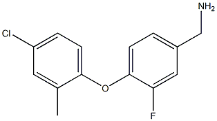 [4-(4-chloro-2-methylphenoxy)-3-fluorophenyl]methanamine