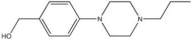 [4-(4-propylpiperazin-1-yl)phenyl]methanol 结构式