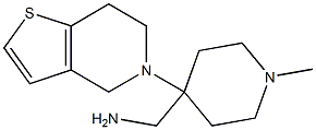 [4-(6,7-dihydrothieno[3,2-c]pyridin-5(4H)-yl)-1-methylpiperidin-4-yl]methylamine Struktur
